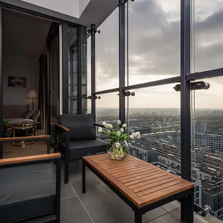 Panorama Viev Top 22Th Floor Free Garage By Perfect Apart 2211 Warsaw Exterior photo